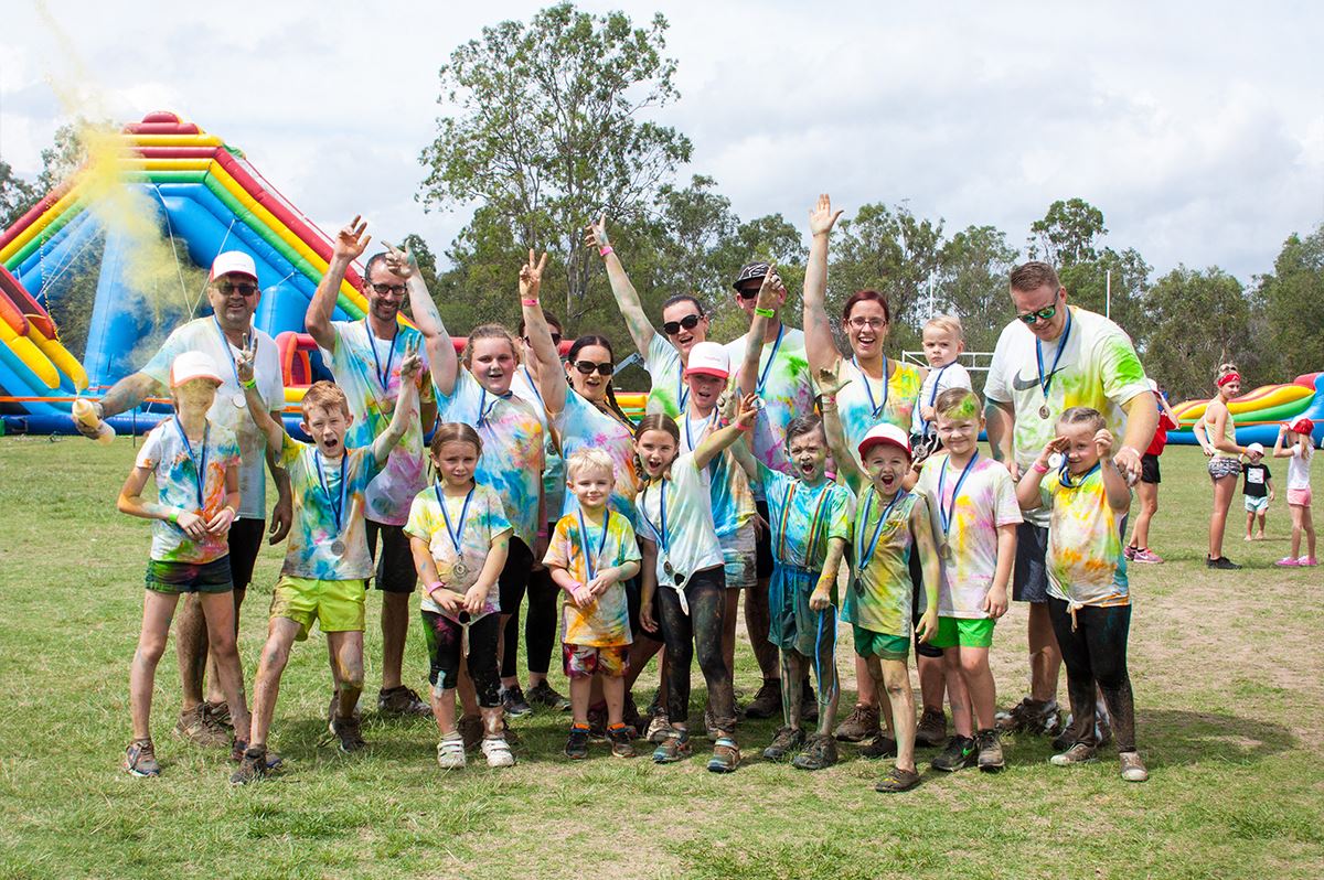 FC State school colour run